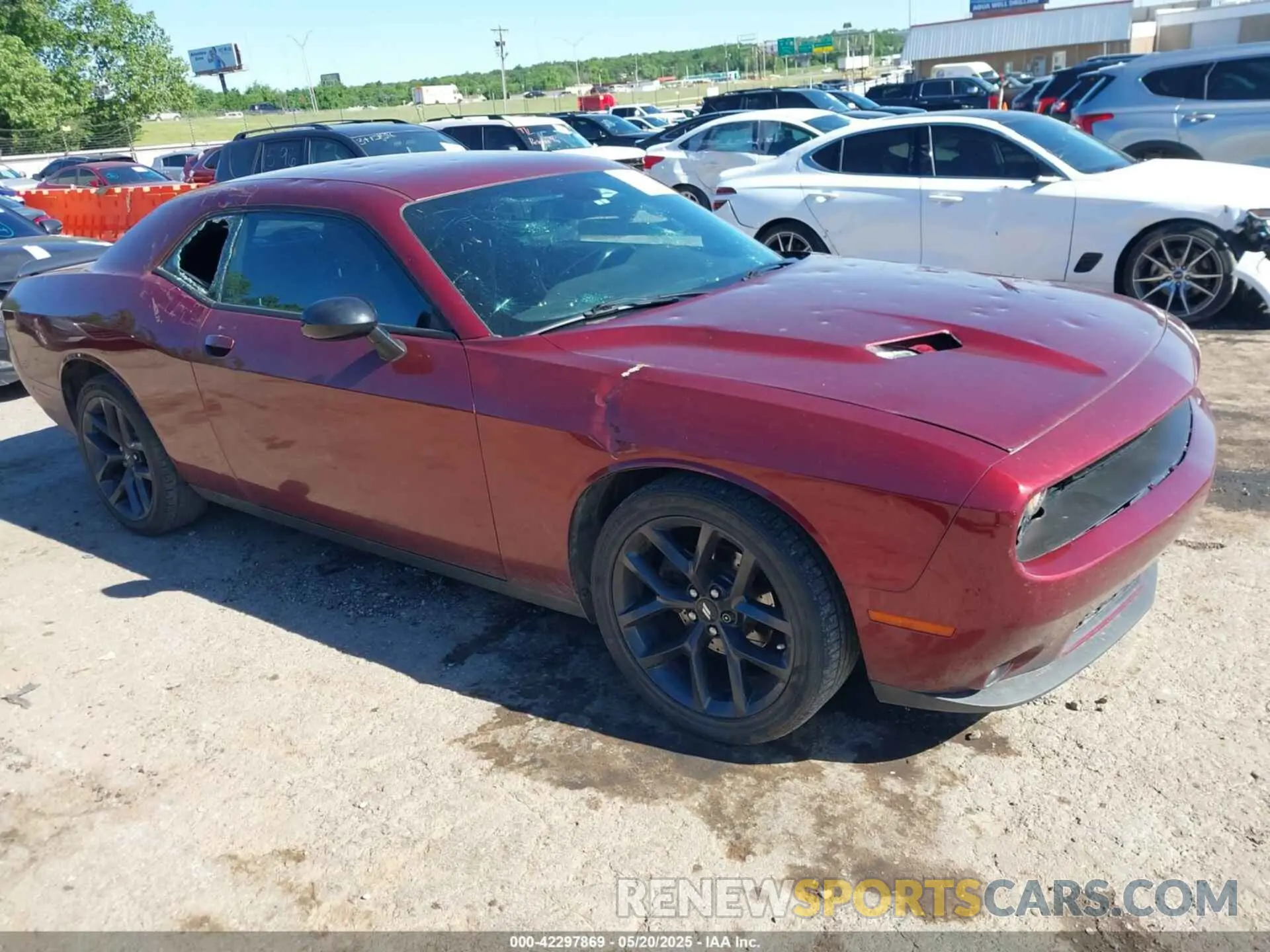 1 Photograph of a damaged car 2C3CDZAGXKH504141 DODGE CHALLENGER 2019