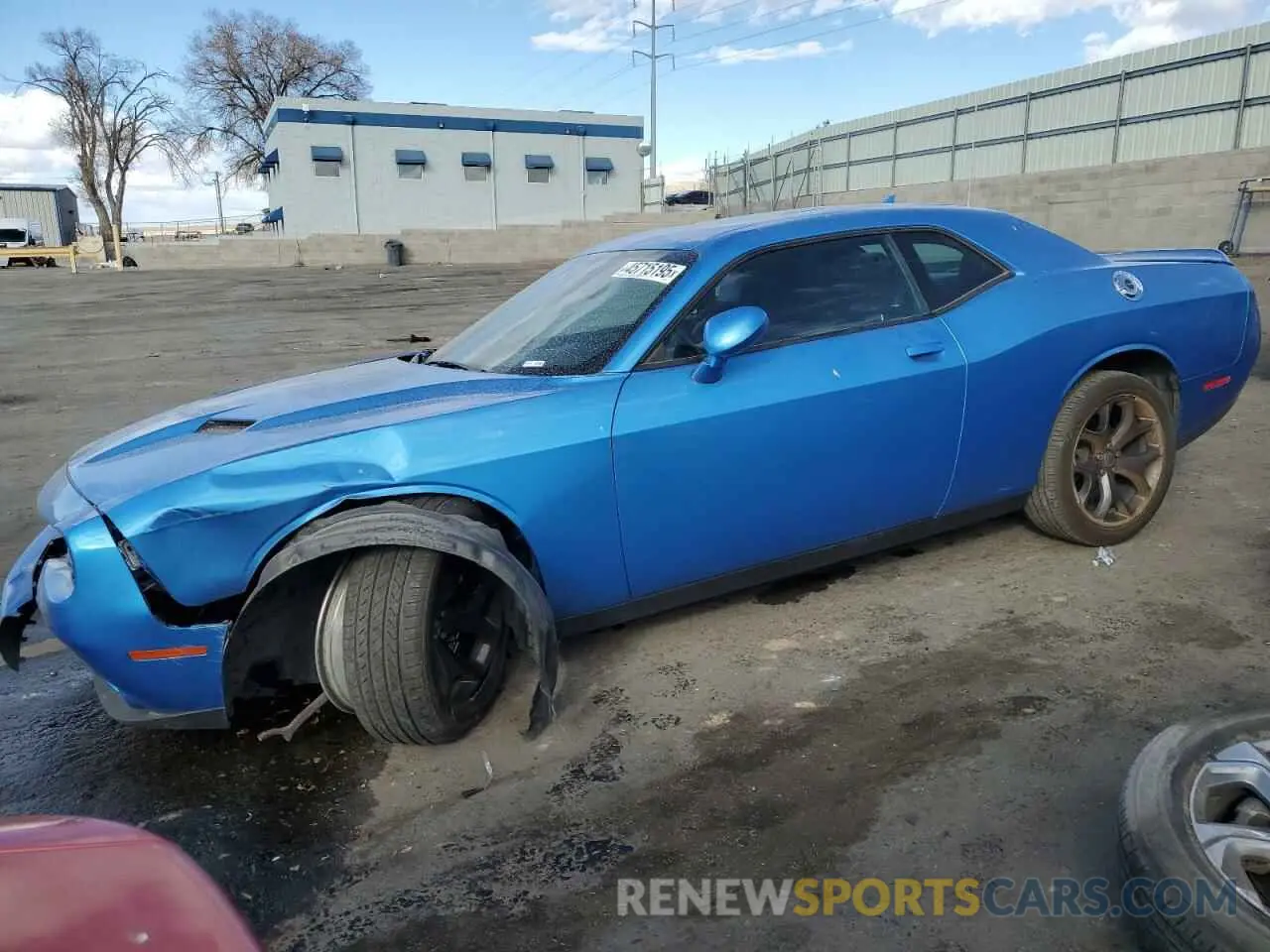 1 Photograph of a damaged car 2C3CDZAGXKH604059 DODGE CHALLENGER 2019