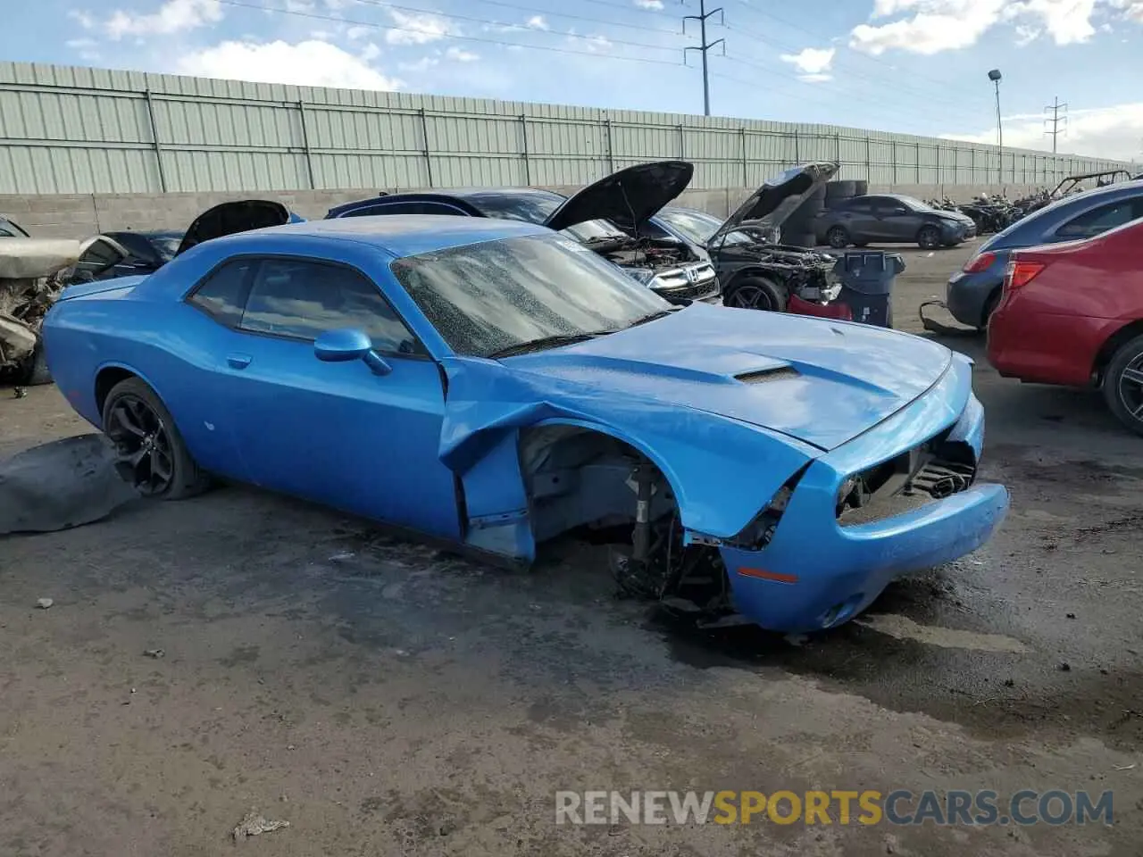 4 Photograph of a damaged car 2C3CDZAGXKH604059 DODGE CHALLENGER 2019
