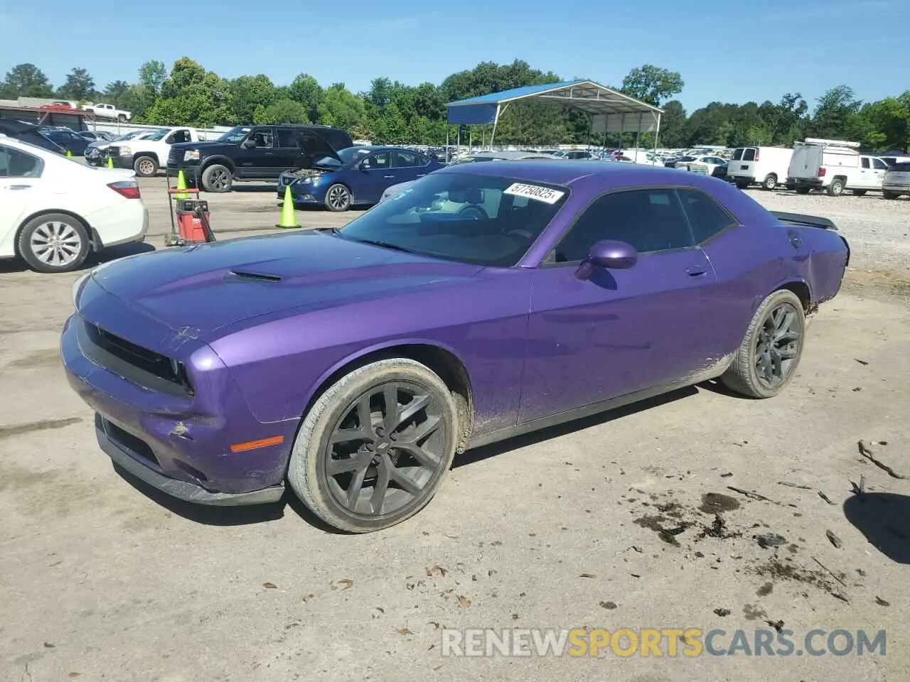 1 Photograph of a damaged car 2C3CDZAGXKH618799 DODGE CHALLENGER 2019