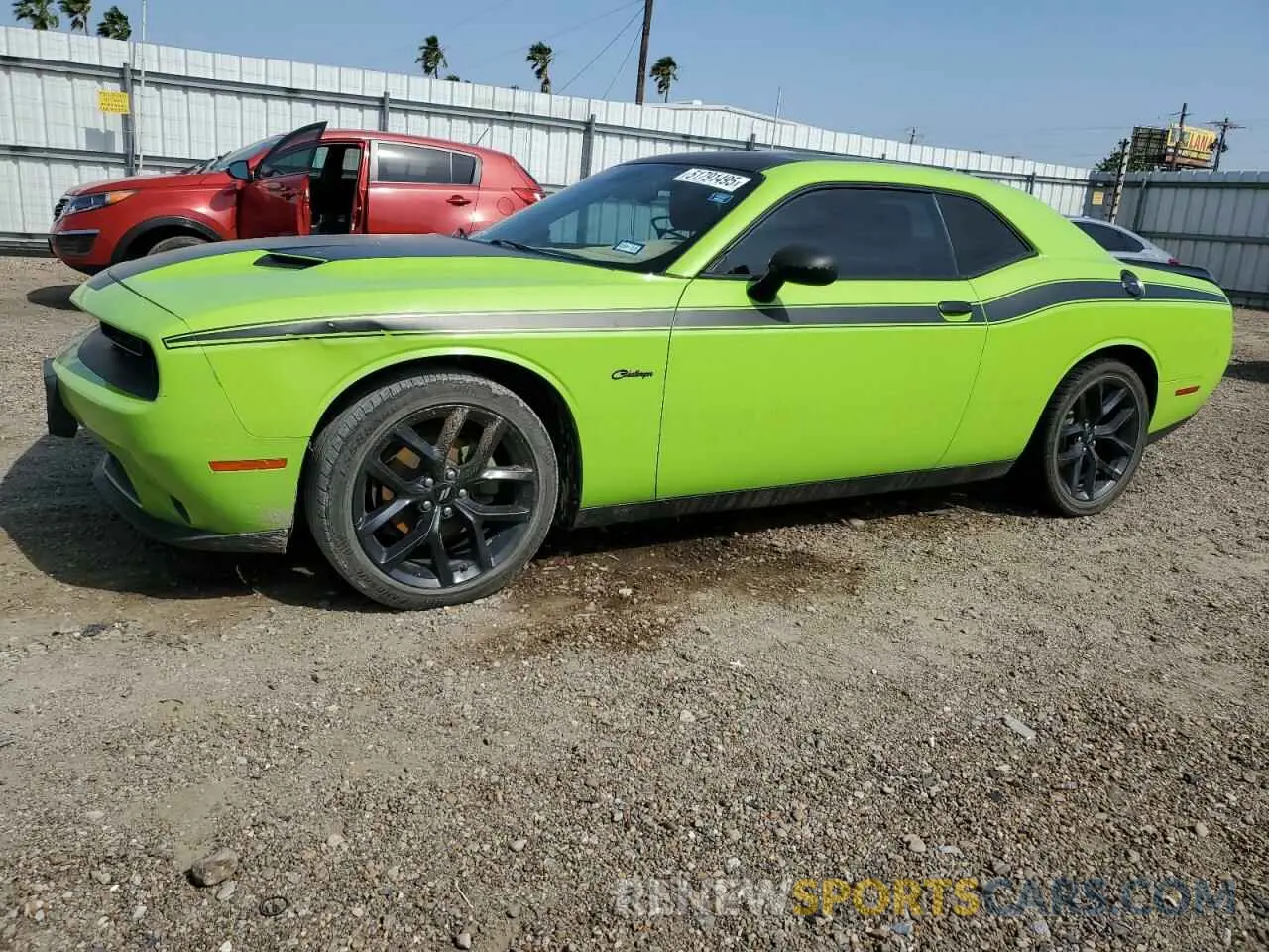 1 Photograph of a damaged car 2C3CDZAGXKH688030 DODGE CHALLENGER 2019