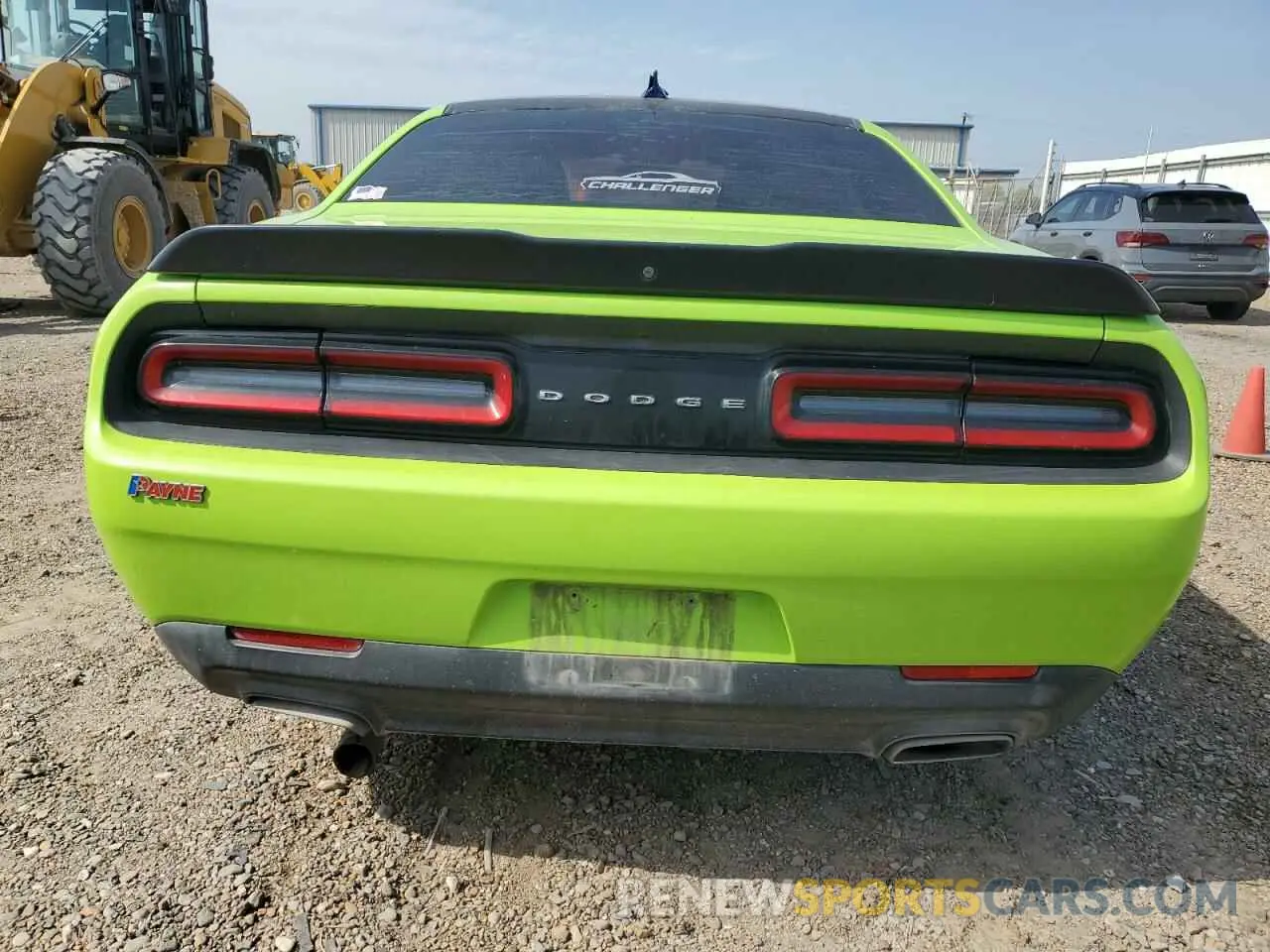 6 Photograph of a damaged car 2C3CDZAGXKH688030 DODGE CHALLENGER 2019