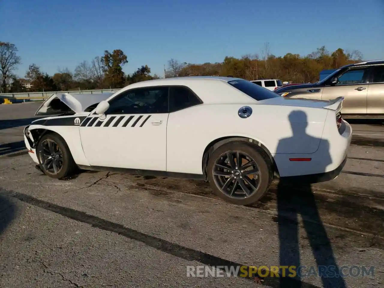 2 Photograph of a damaged car 2C3CDZAGXKH723665 DODGE CHALLENGER 2019