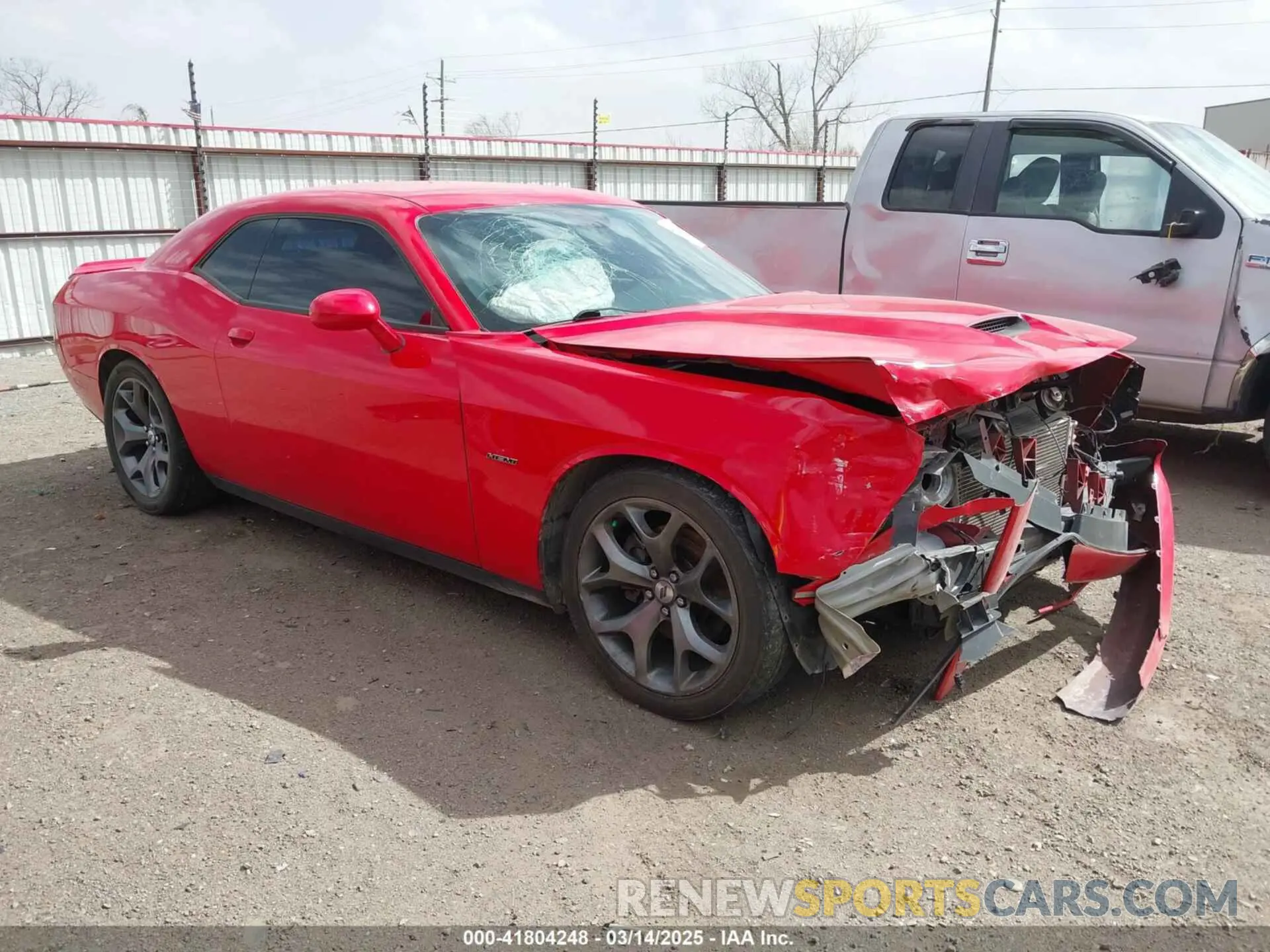 1 Photograph of a damaged car 2C3CDZBT0KH627930 DODGE CHALLENGER 2019