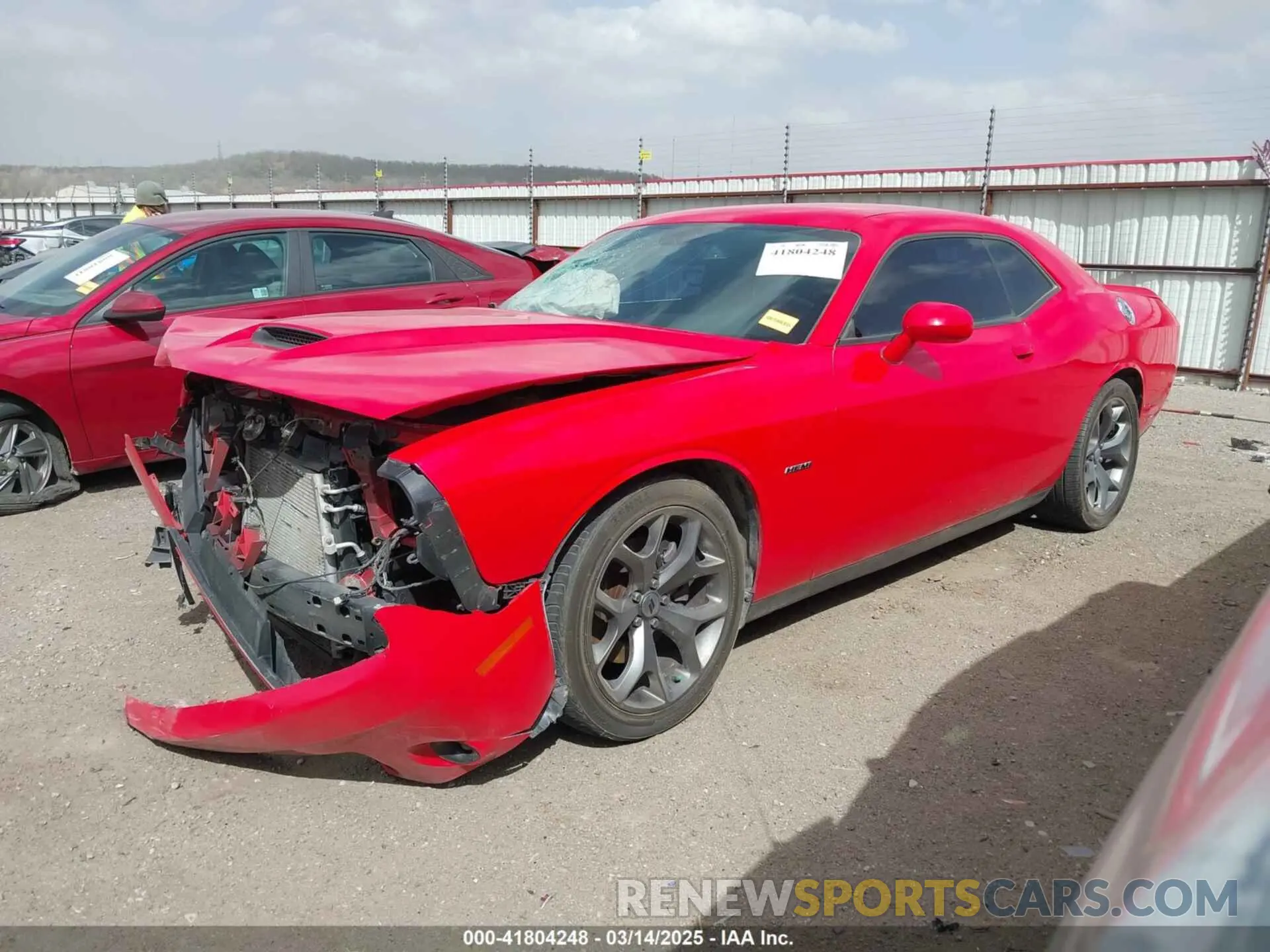 2 Photograph of a damaged car 2C3CDZBT0KH627930 DODGE CHALLENGER 2019