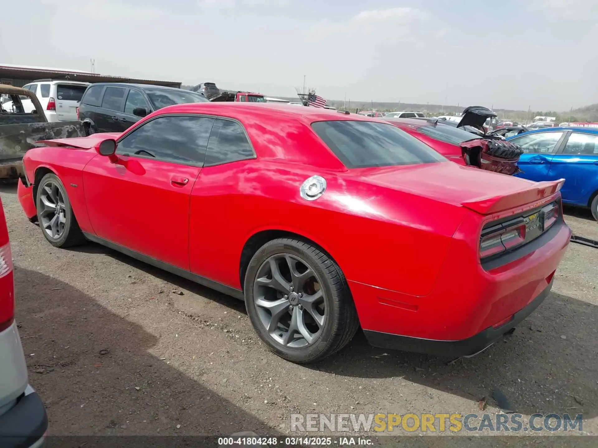 3 Photograph of a damaged car 2C3CDZBT0KH627930 DODGE CHALLENGER 2019