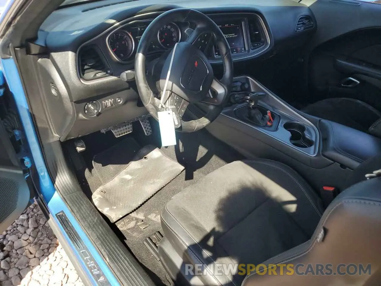 8 Photograph of a damaged car 2C3CDZBT0KH729244 DODGE CHALLENGER 2019
