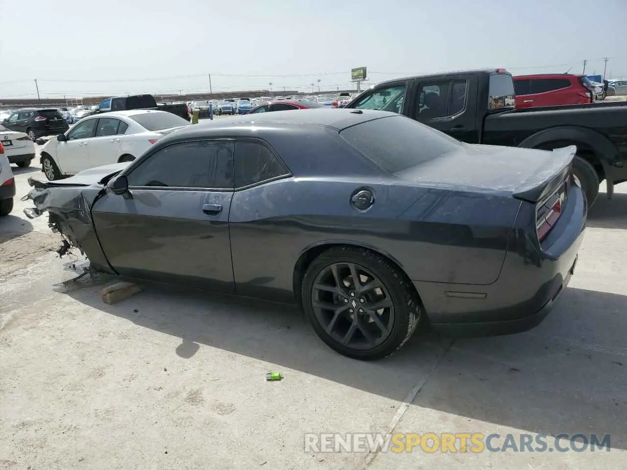 2 Photograph of a damaged car 2C3CDZBT2KH583266 DODGE CHALLENGER 2019