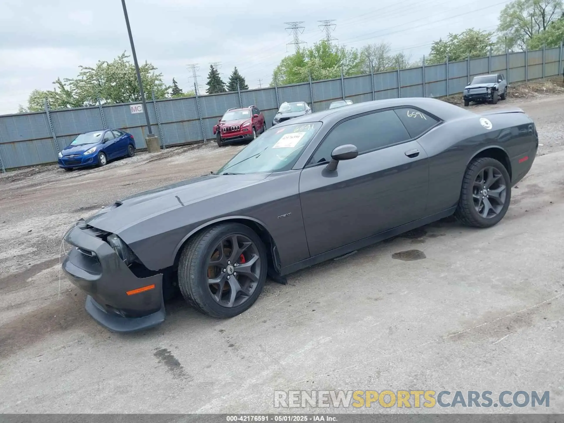 2 Photograph of a damaged car 2C3CDZBT4KH593670 DODGE CHALLENGER 2019