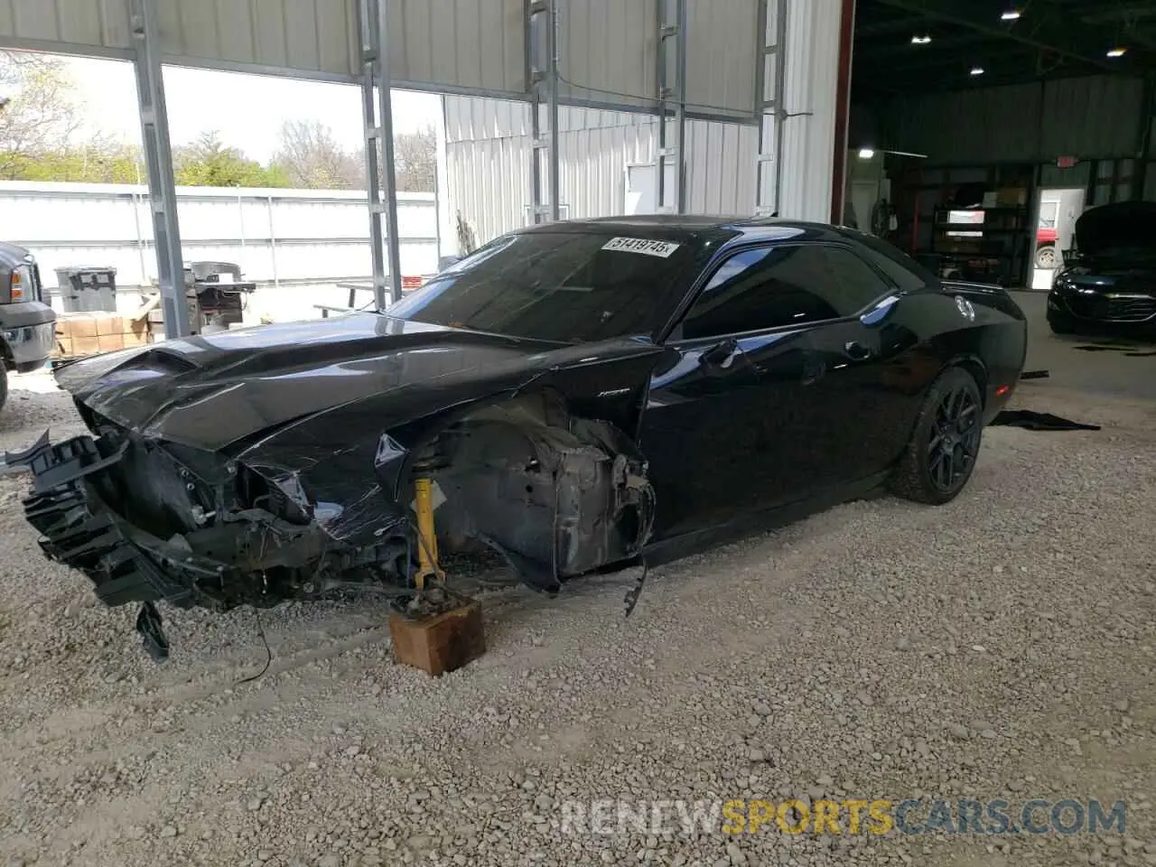 1 Photograph of a damaged car 2C3CDZBT4KH719767 DODGE CHALLENGER 2019
