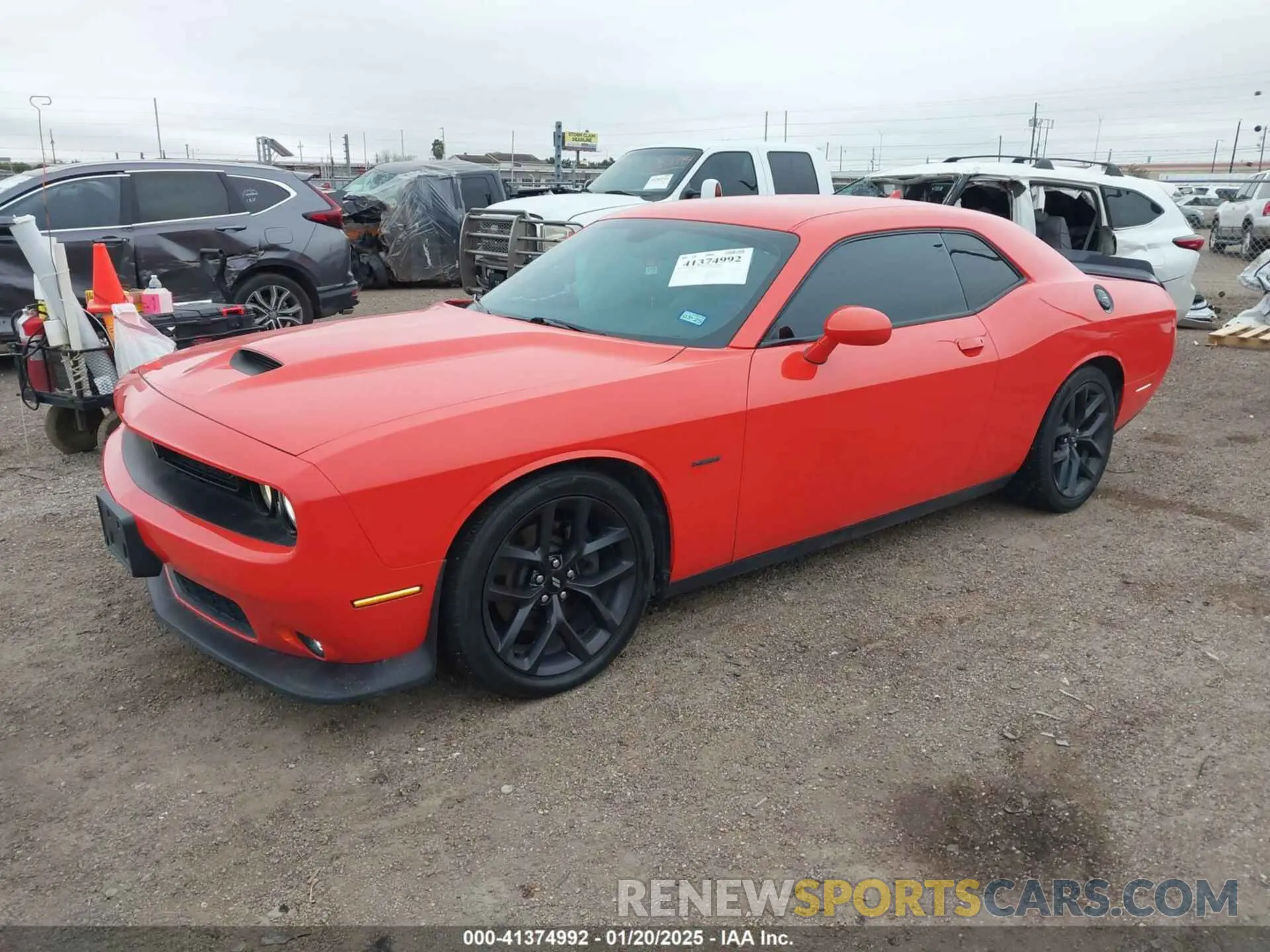 2 Photograph of a damaged car 2C3CDZBT5KH624151 DODGE CHALLENGER 2019