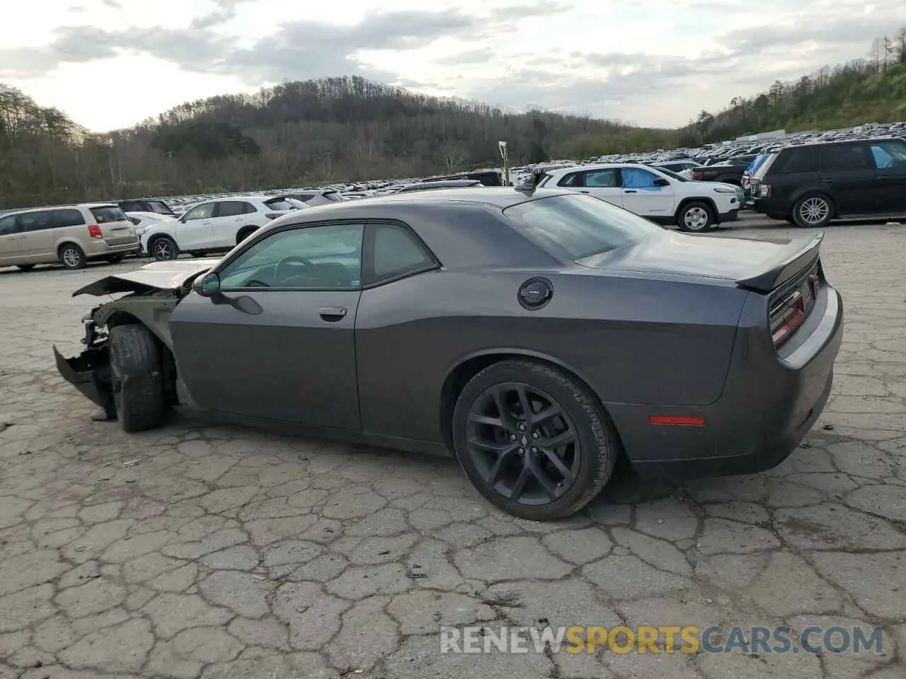 2 Photograph of a damaged car 2C3CDZBT6KH570777 DODGE CHALLENGER 2019