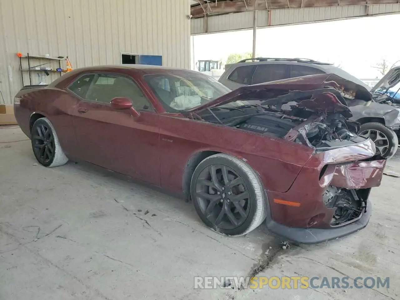 4 Photograph of a damaged car 2C3CDZBT7KH512175 DODGE CHALLENGER 2019
