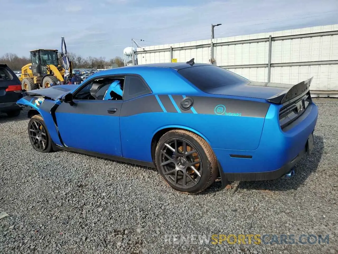 2 Photograph of a damaged car 2C3CDZBT7KH591282 DODGE CHALLENGER 2019