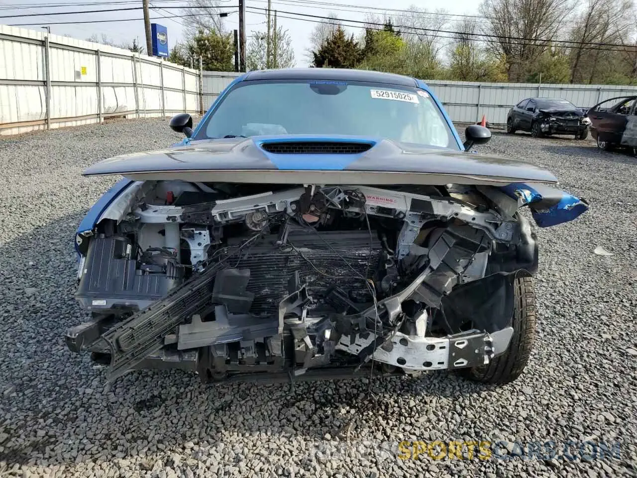 5 Photograph of a damaged car 2C3CDZBT7KH591282 DODGE CHALLENGER 2019