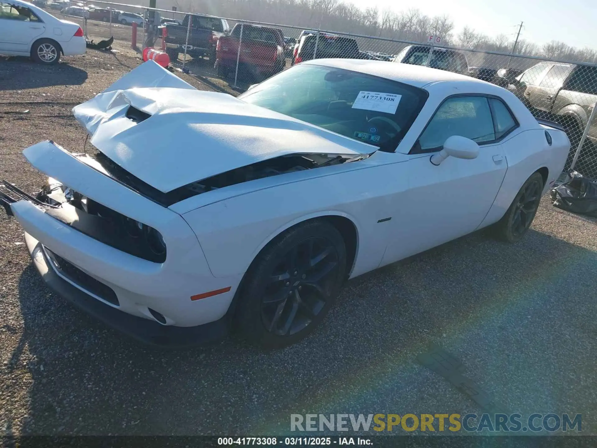 2 Photograph of a damaged car 2C3CDZBT7KH690121 DODGE CHALLENGER 2019