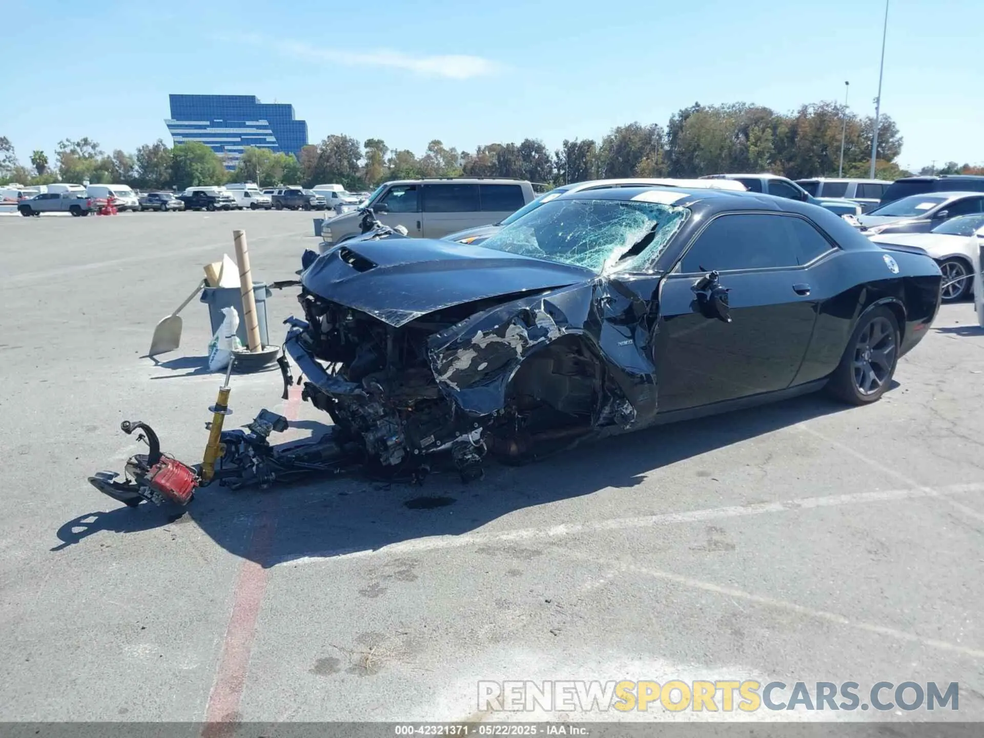 2 Photograph of a damaged car 2C3CDZBT8KH574054 DODGE CHALLENGER 2019