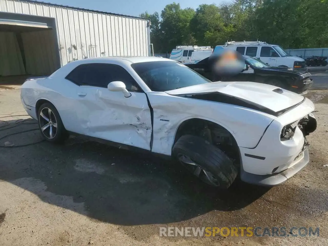 4 Photograph of a damaged car 2C3CDZBT8KH641638 DODGE CHALLENGER 2019