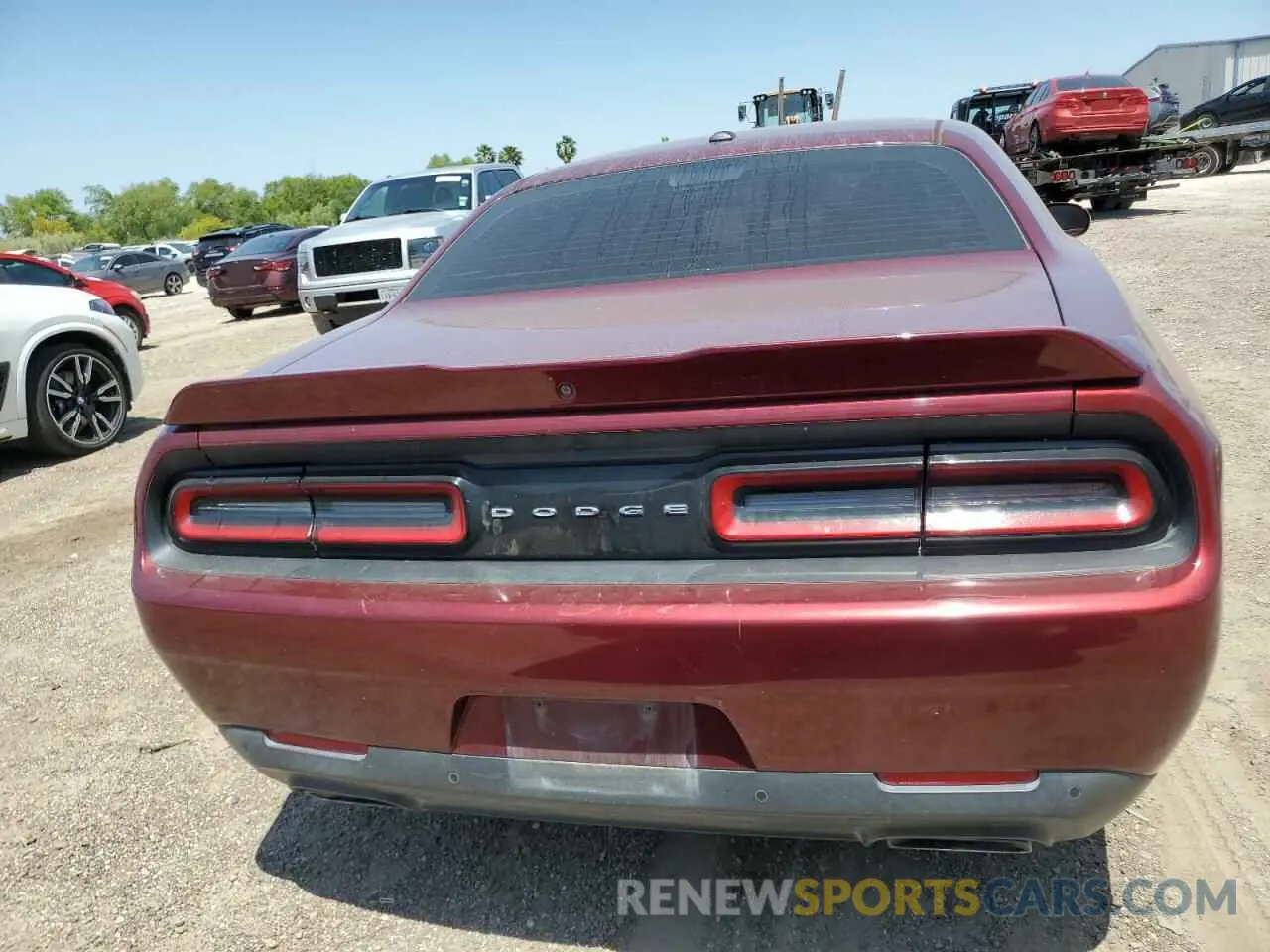 6 Photograph of a damaged car 2C3CDZBT8KH747751 DODGE CHALLENGER 2019