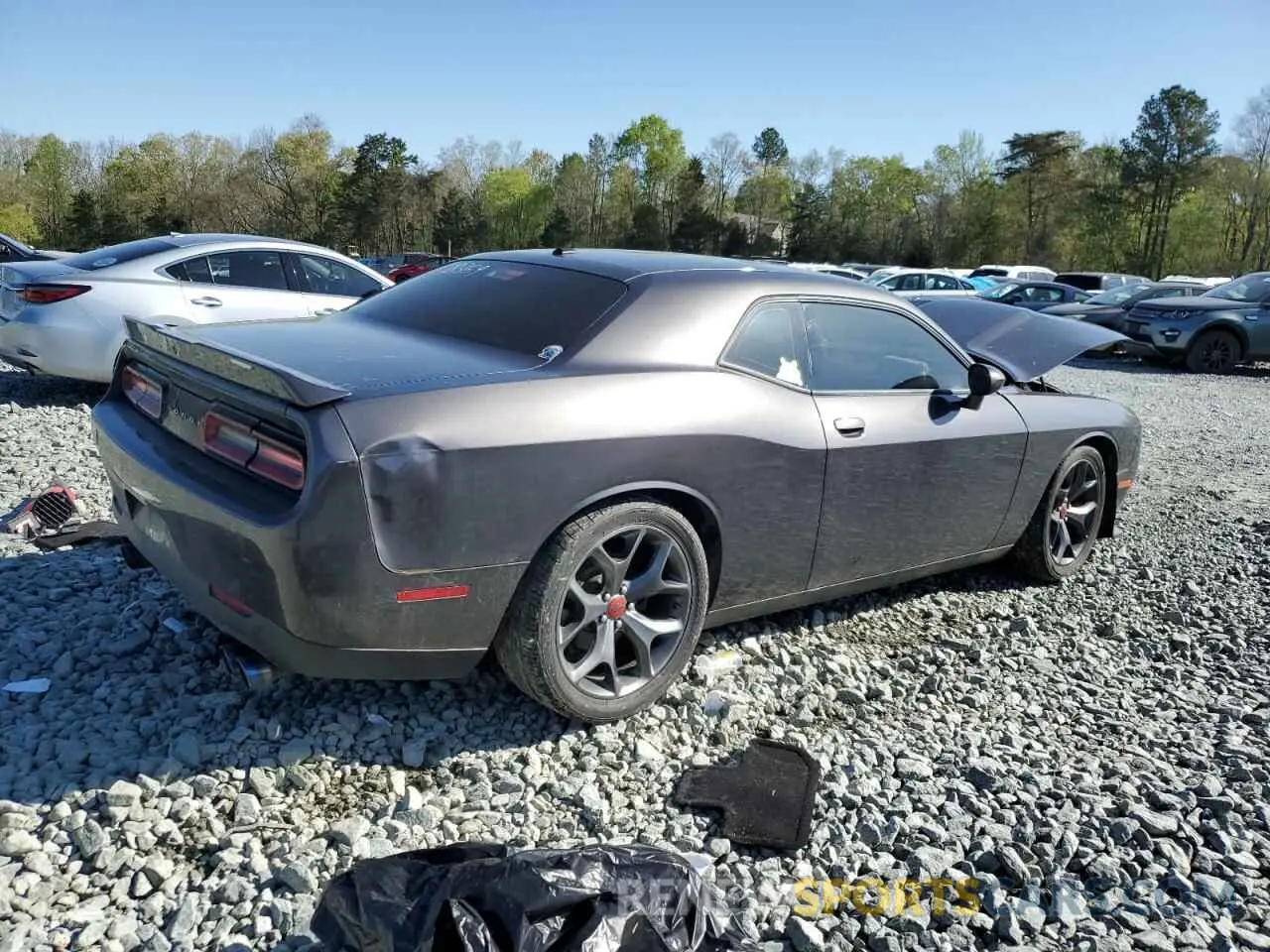3 Photograph of a damaged car 2C3CDZBT9KH578369 DODGE CHALLENGER 2019
