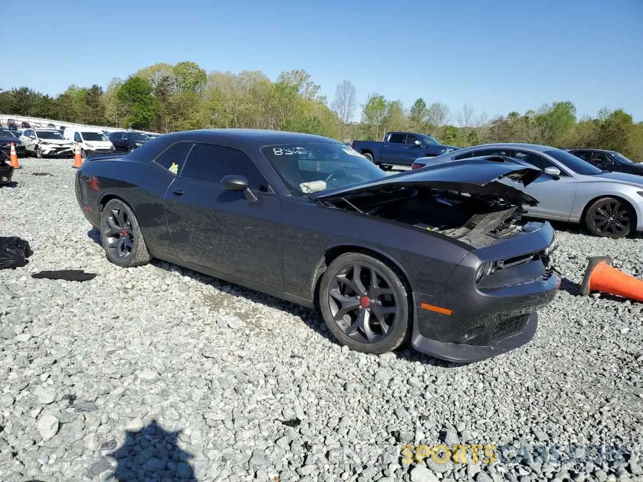 4 Photograph of a damaged car 2C3CDZBT9KH578369 DODGE CHALLENGER 2019