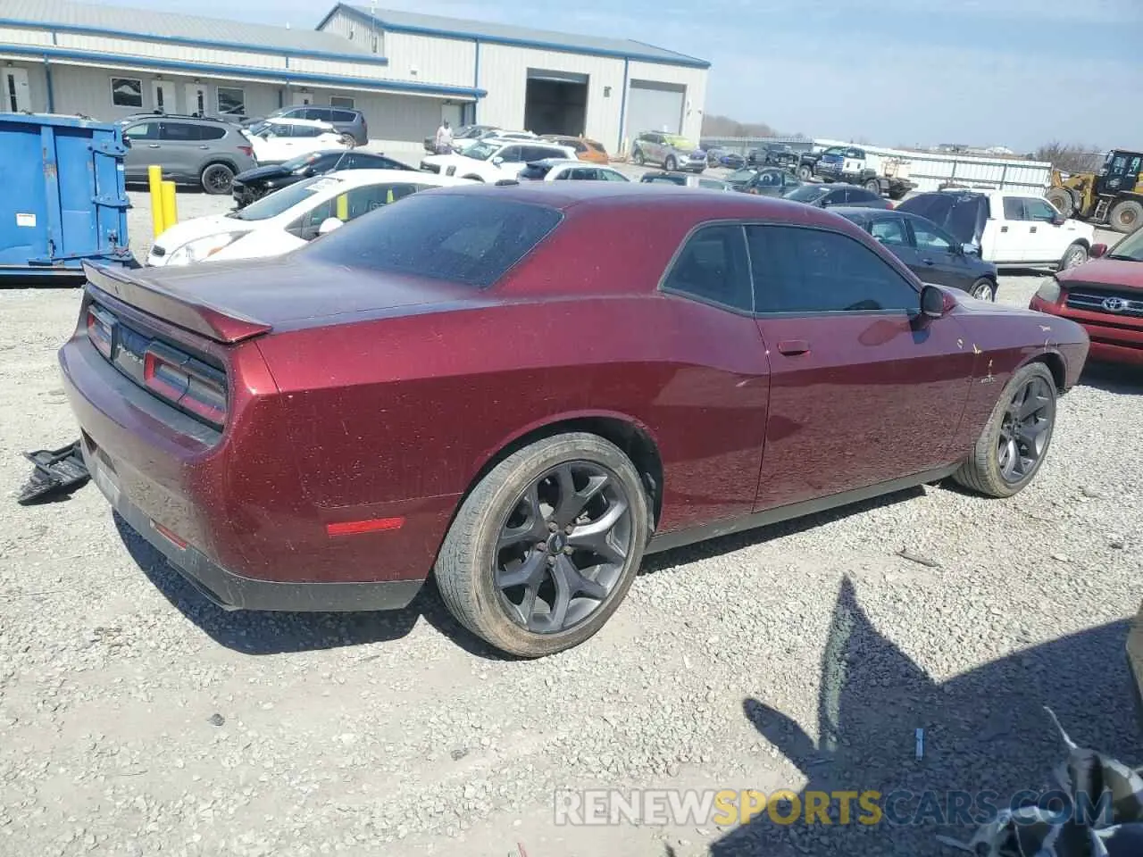 3 Photograph of a damaged car 2C3CDZBTXKH627689 DODGE CHALLENGER 2019