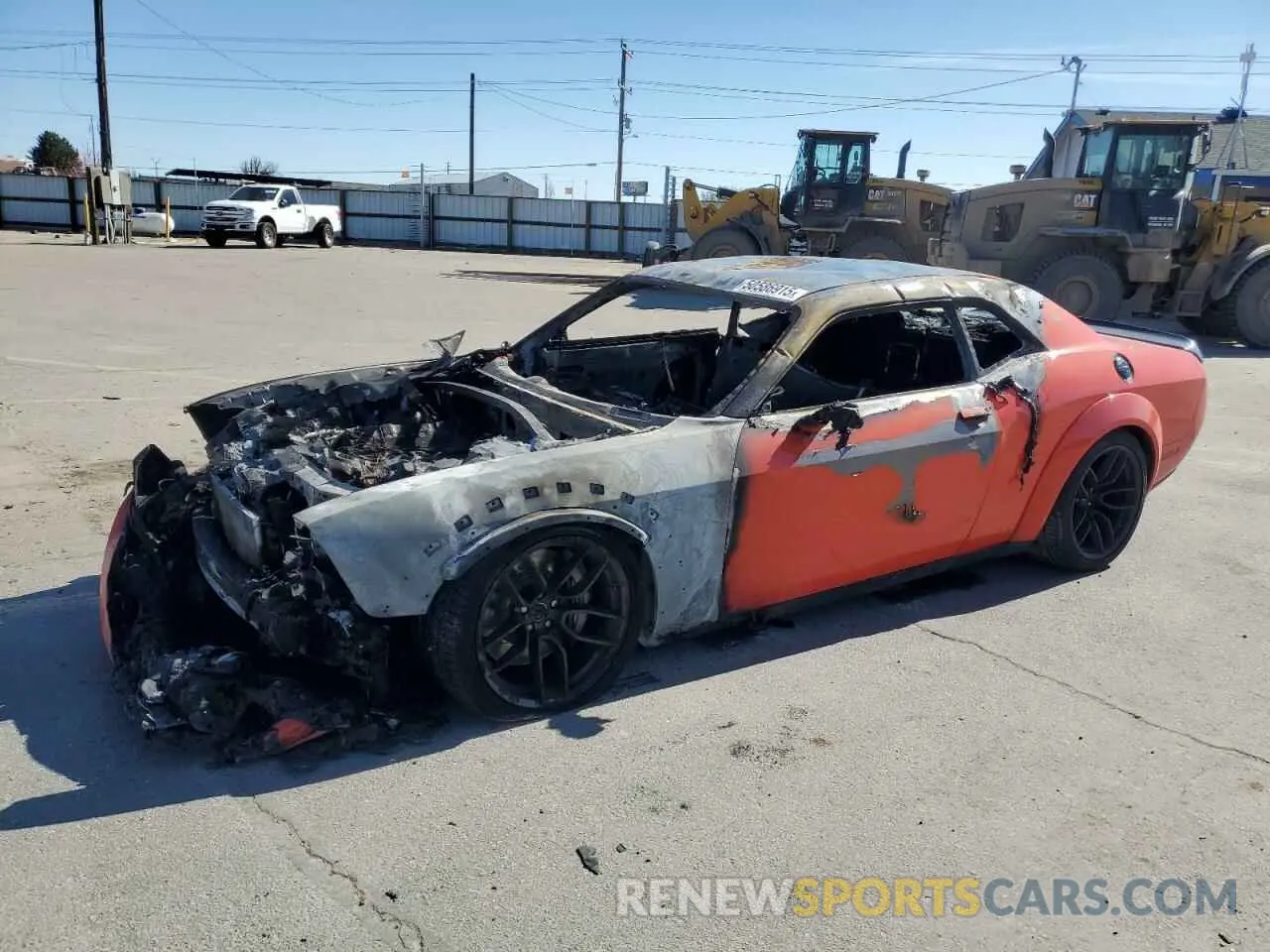 1 Photograph of a damaged car 2C3CDZC90KH718568 DODGE CHALLENGER 2019