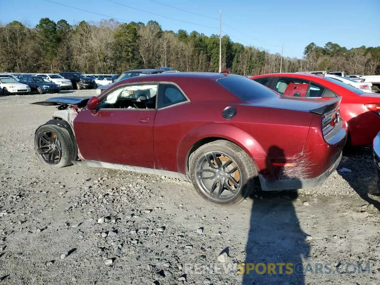 2 Photograph of a damaged car 2C3CDZFJ0KH718866 DODGE CHALLENGER 2019