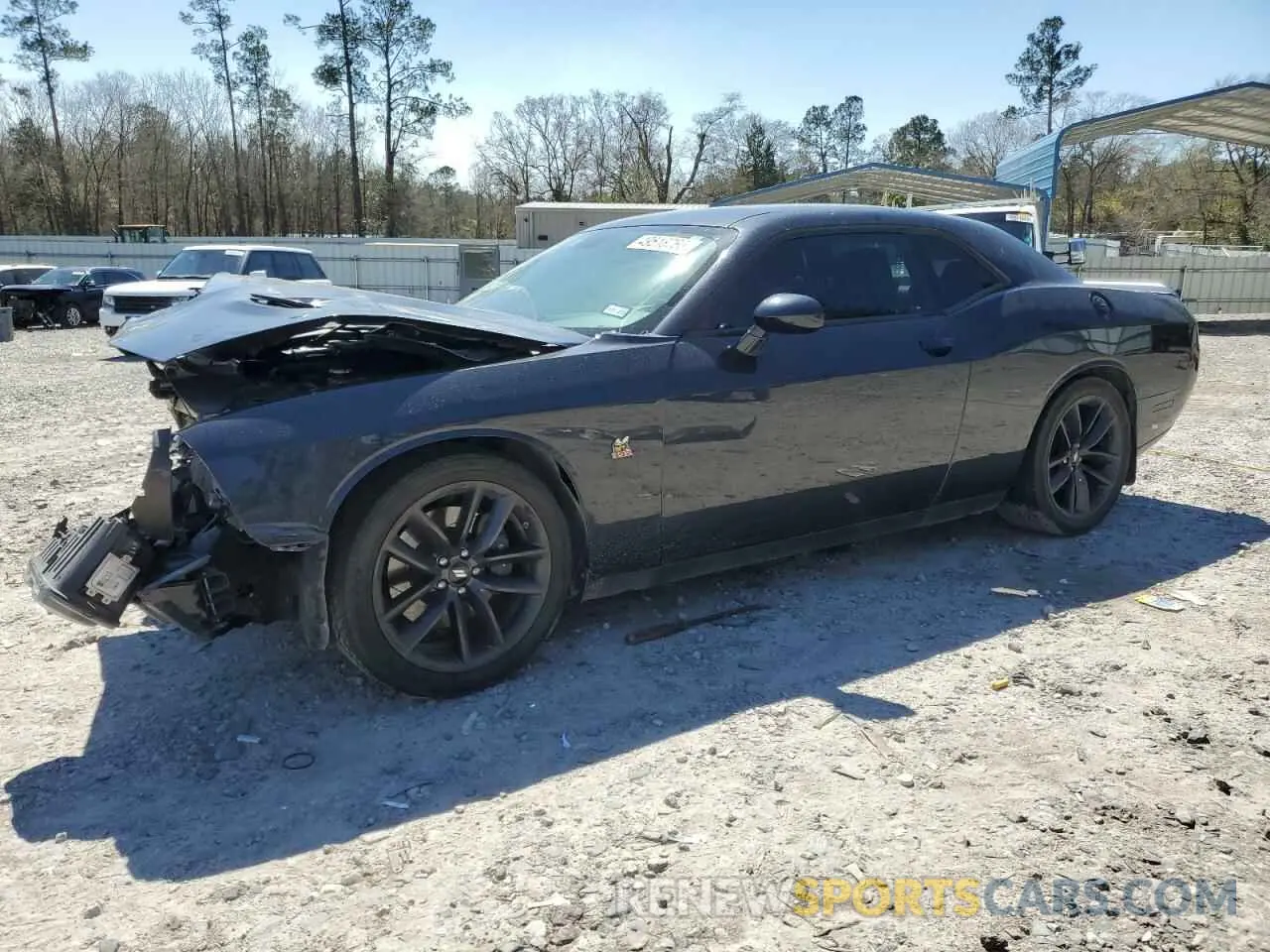 1 Photograph of a damaged car 2C3CDZFJ1KH530079 DODGE CHALLENGER 2019