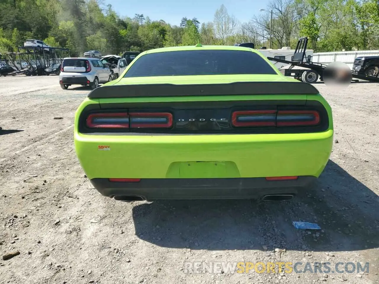 6 Photograph of a damaged car 2C3CDZFJ2KH701535 DODGE CHALLENGER 2019