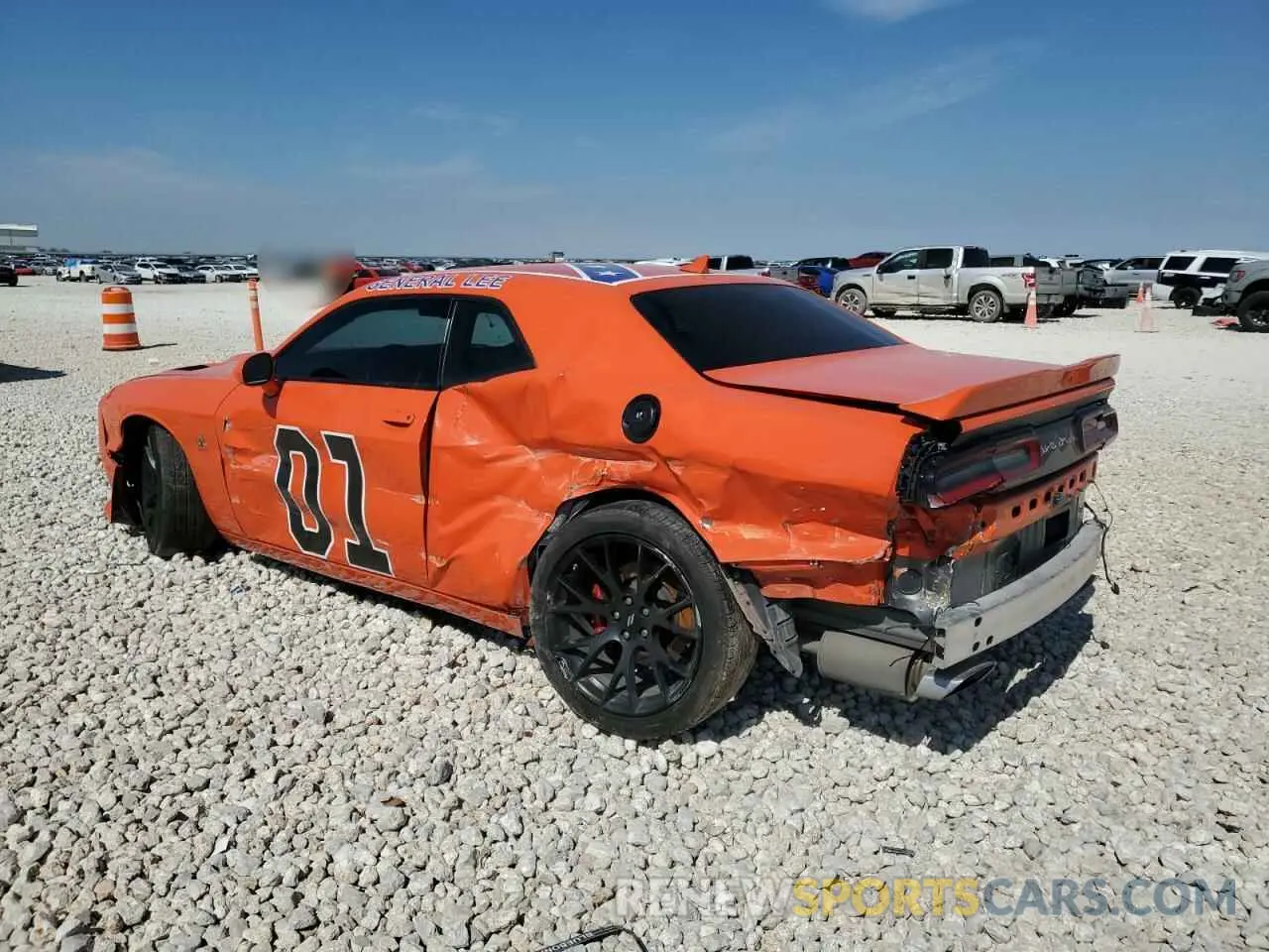 2 Photograph of a damaged car 2C3CDZFJ2KH719596 DODGE CHALLENGER 2019