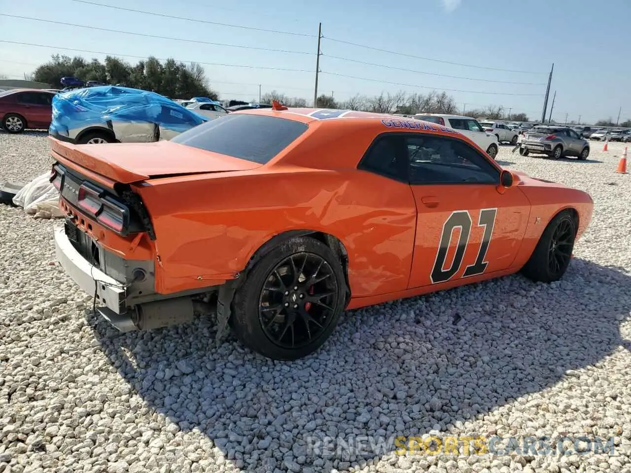 3 Photograph of a damaged car 2C3CDZFJ2KH719596 DODGE CHALLENGER 2019