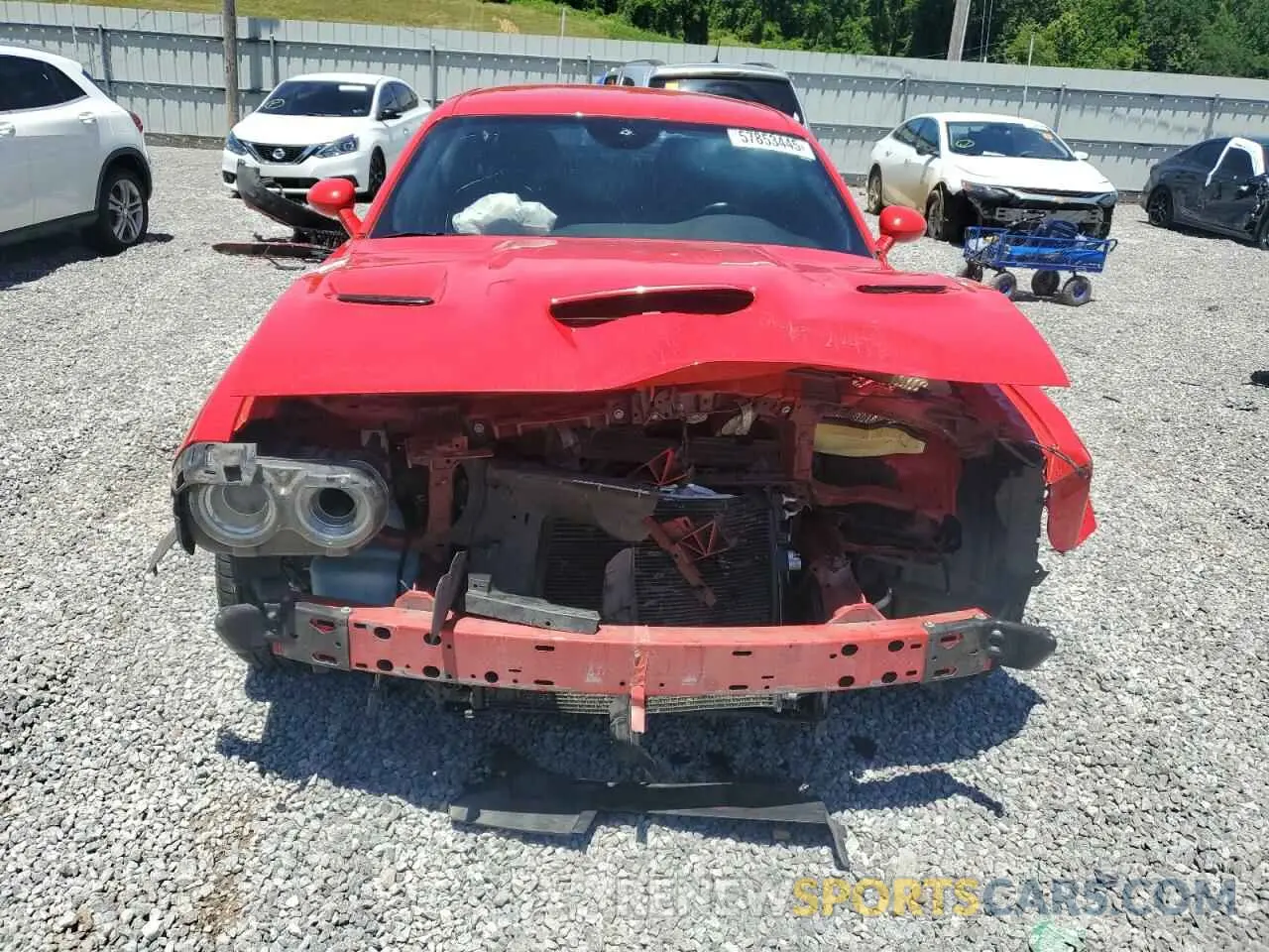 5 Photograph of a damaged car 2C3CDZFJ4KH741521 DODGE CHALLENGER 2019