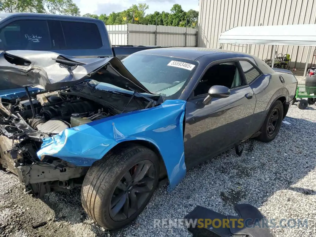 1 Photograph of a damaged car 2C3CDZFJ5KH723769 DODGE CHALLENGER 2019