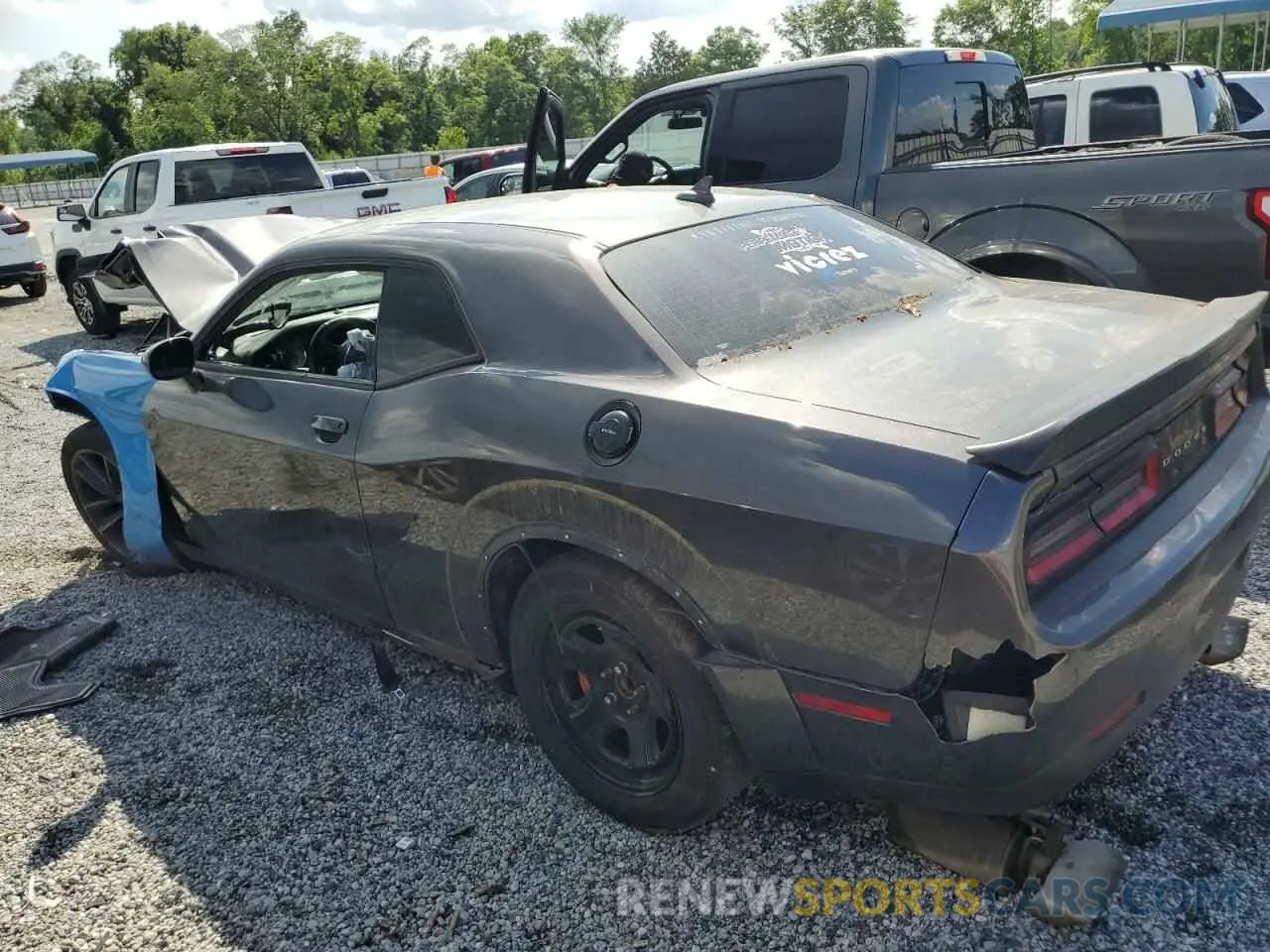 2 Photograph of a damaged car 2C3CDZFJ5KH723769 DODGE CHALLENGER 2019