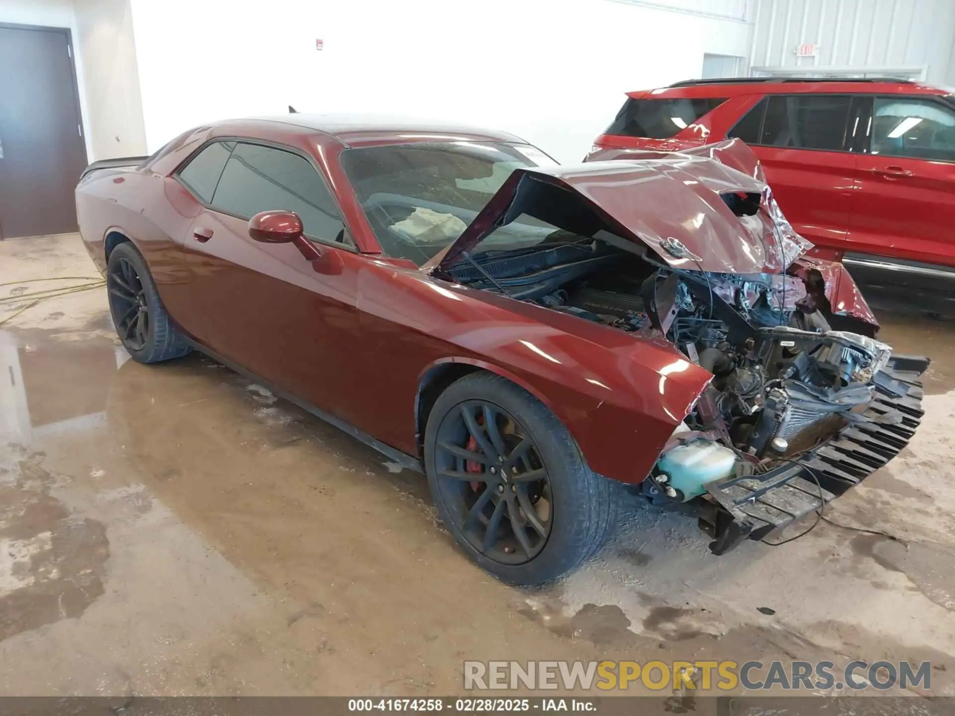 1 Photograph of a damaged car 2C3CDZFJ7KH505994 DODGE CHALLENGER 2019