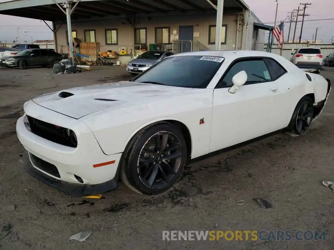 1 Photograph of a damaged car 2C3CDZFJXKH546443 DODGE CHALLENGER 2019