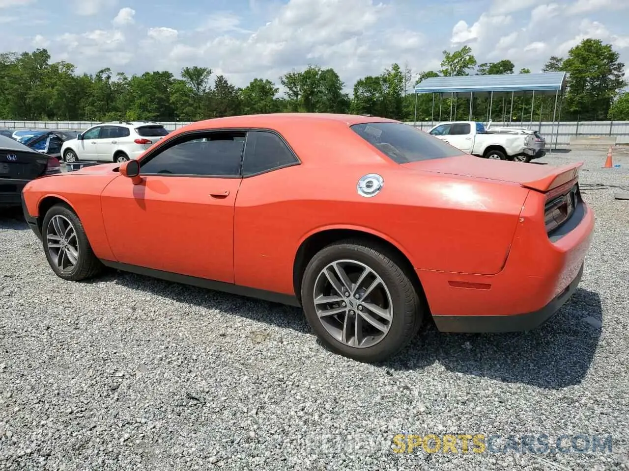 2 Photograph of a damaged car 2C3CDZGG5KH690436 DODGE CHALLENGER 2019