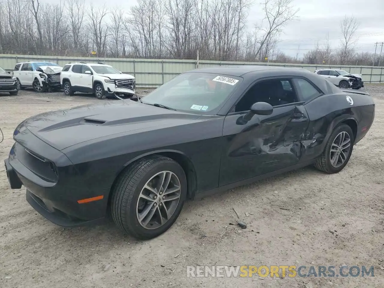 1 Photograph of a damaged car 2C3CDZGG7KH541641 DODGE CHALLENGER 2019
