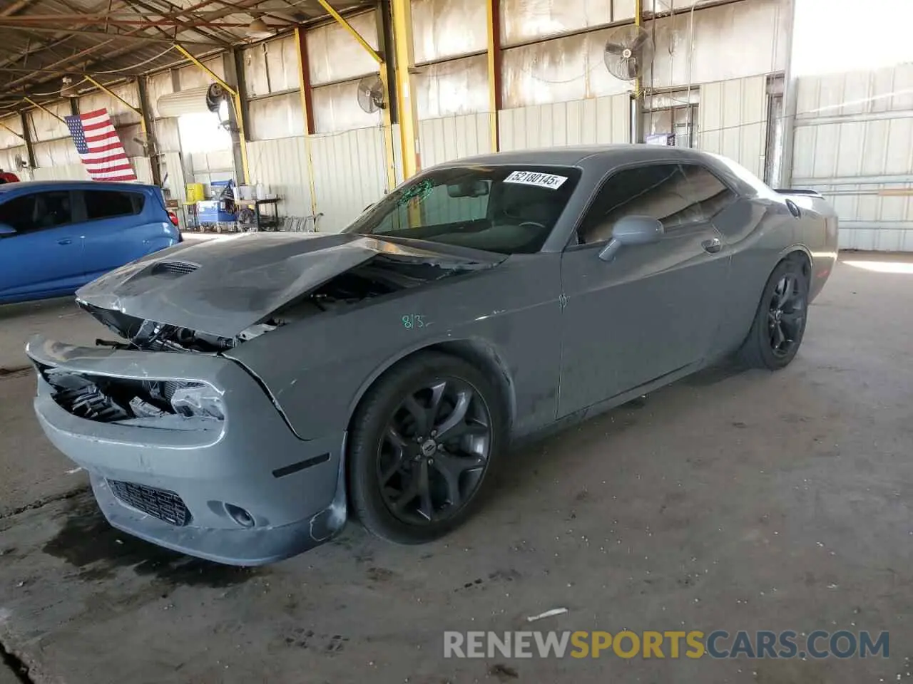 1 Photograph of a damaged car 2C3CDZJG6KH596543 DODGE CHALLENGER 2019