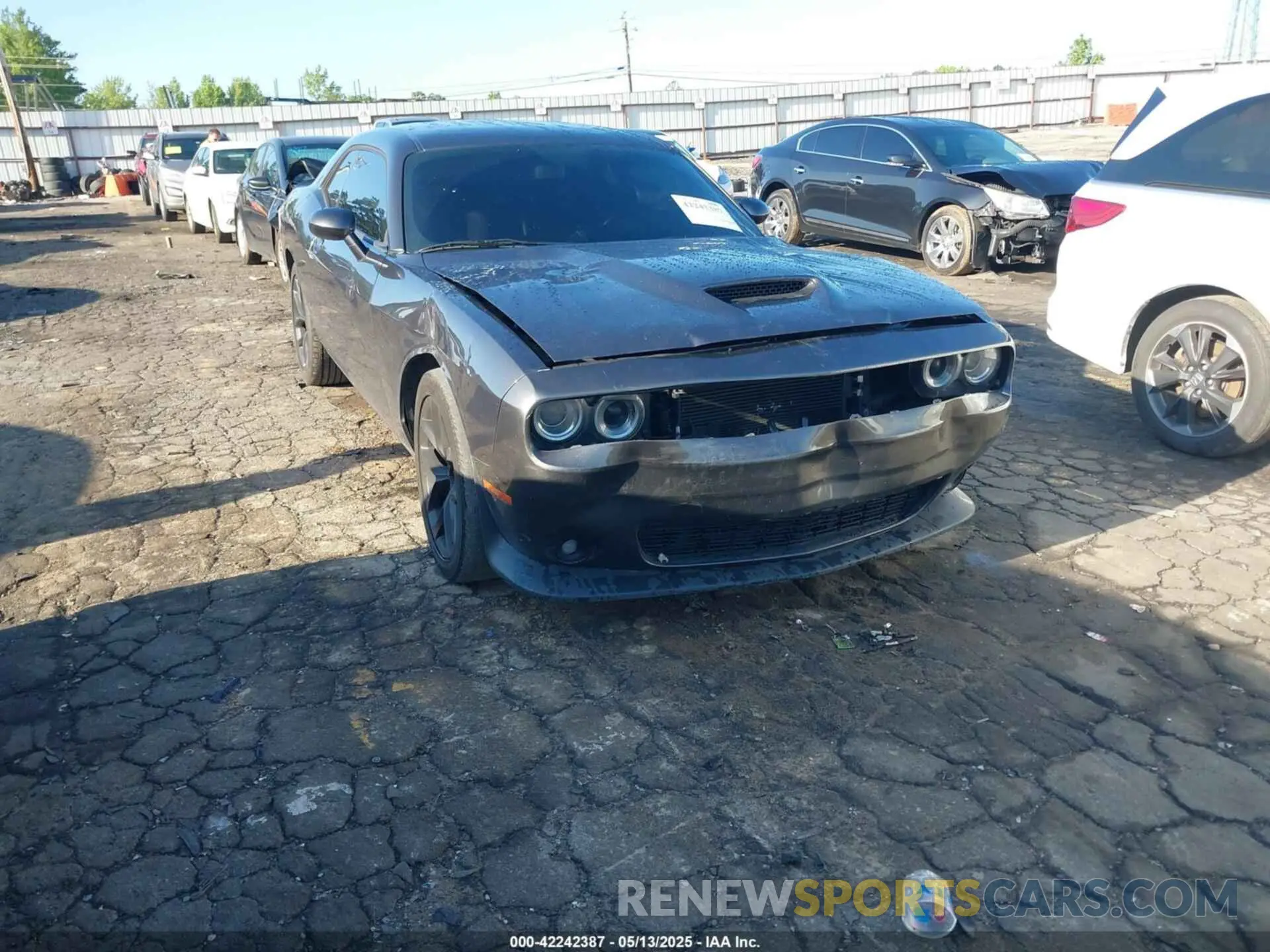 1 Photograph of a damaged car 2C3CDZJG8KH660954 DODGE CHALLENGER 2019