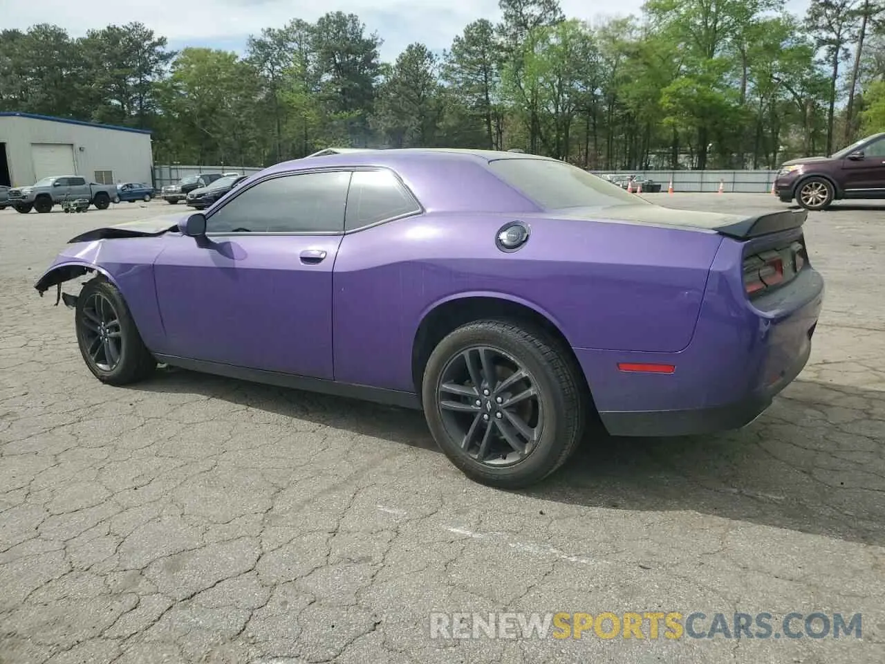 2 Photograph of a damaged car 2C3CDZKG3KH637368 DODGE CHALLENGER 2019