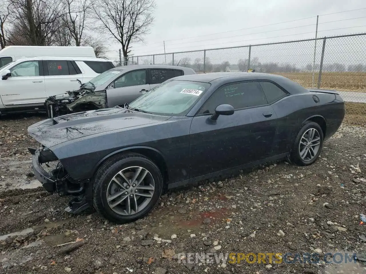 1 Photograph of a damaged car 2C3CDZKG3KH676221 DODGE CHALLENGER 2019