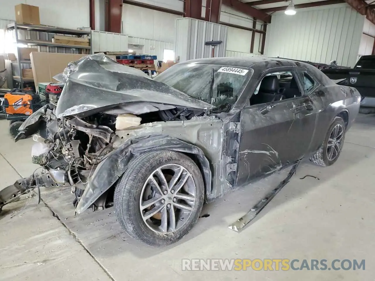 1 Photograph of a damaged car 2C3CDZKG9KH752668 DODGE CHALLENGER 2019