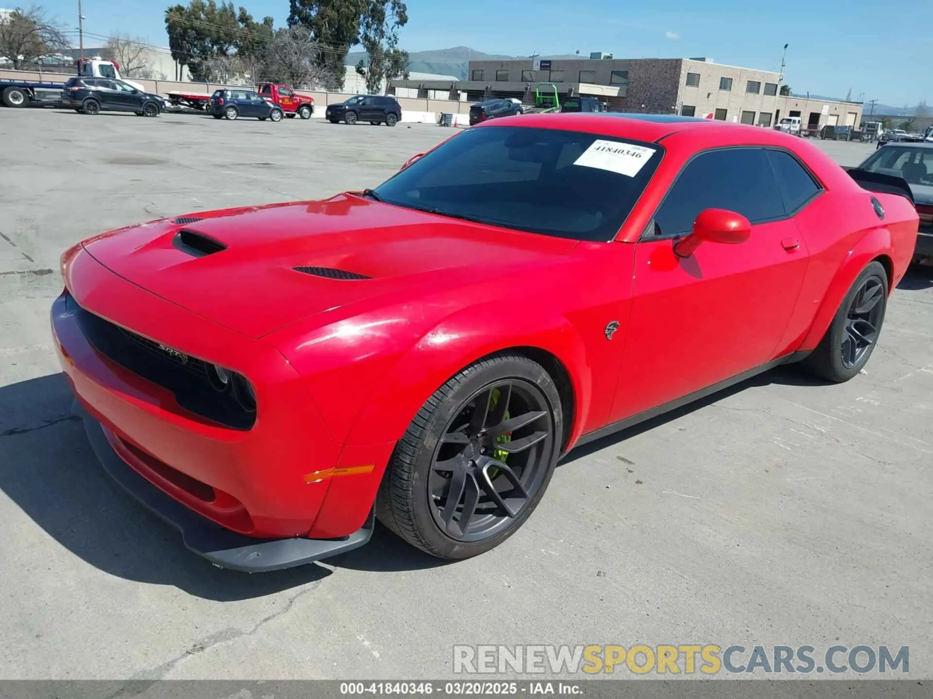2 Photograph of a damaged car 2C3CDZL90KH634556 DODGE CHALLENGER 2019