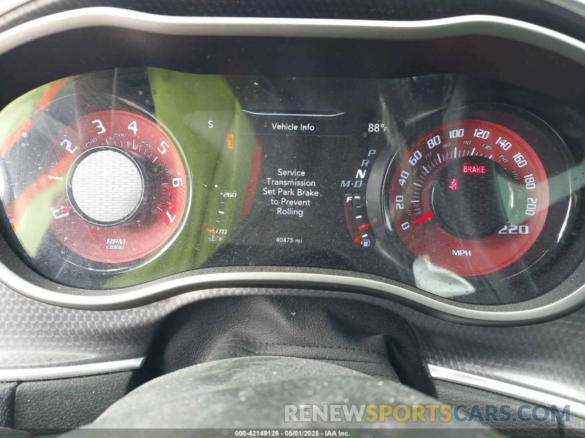7 Photograph of a damaged car 2C3CDZL95KH695031 DODGE CHALLENGER 2019