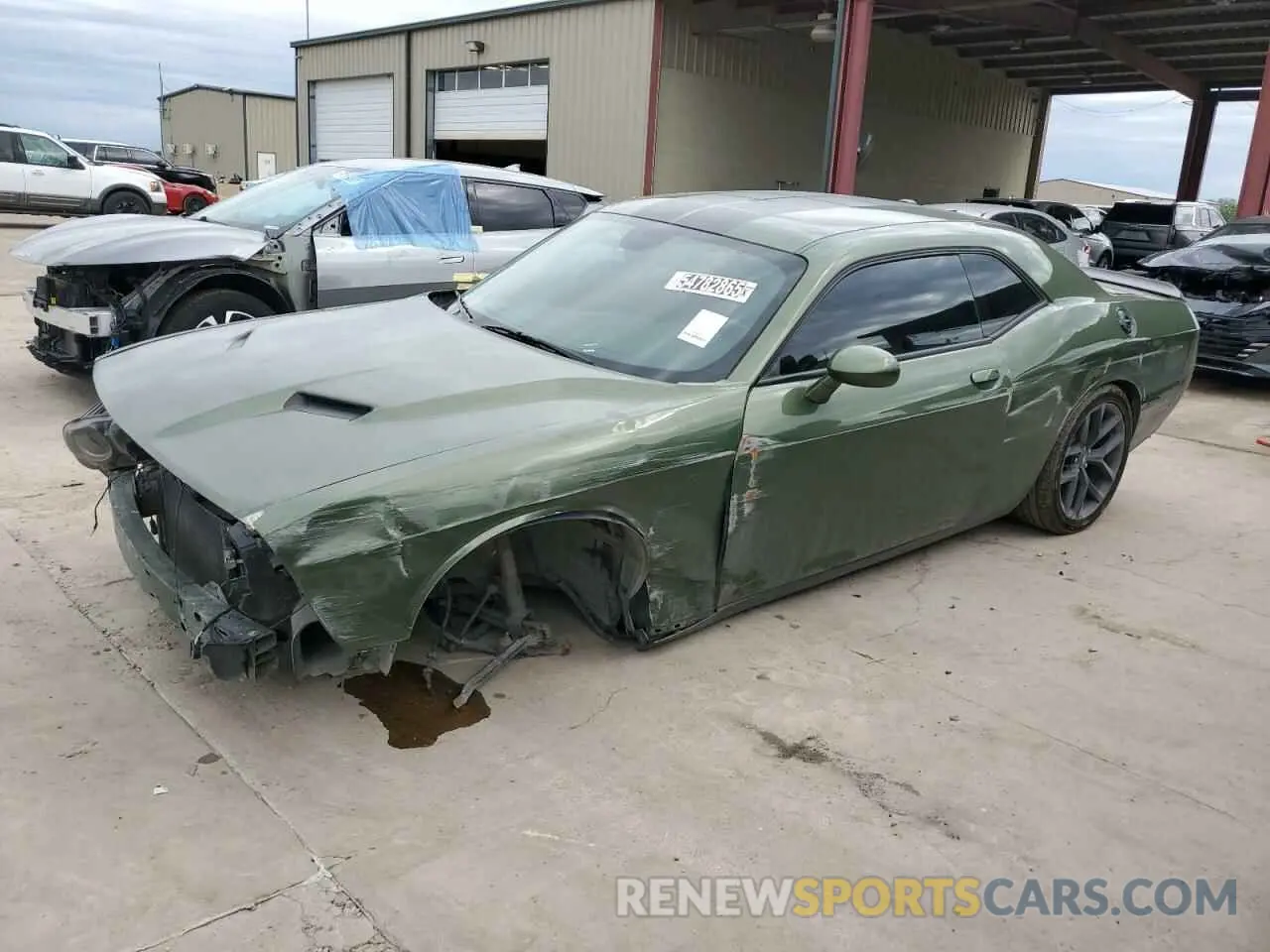 1 Photograph of a damaged car 2C3CDZAG0LH143424 DODGE CHALLENGER 2020