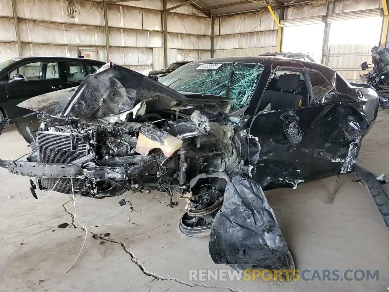 1 Photograph of a damaged car 2C3CDZAG1LH148650 DODGE CHALLENGER 2020