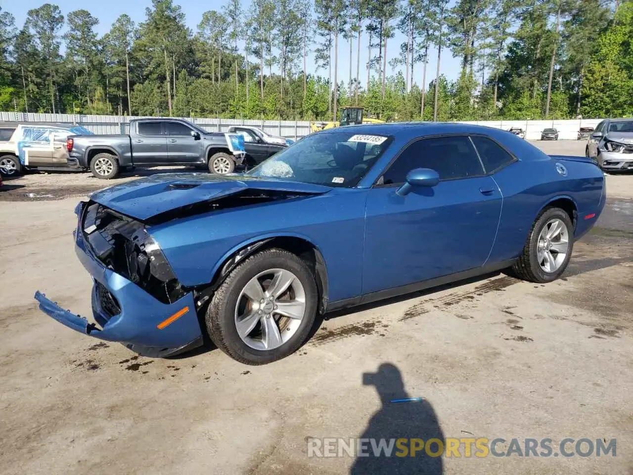 1 Photograph of a damaged car 2C3CDZAG1LH172849 DODGE CHALLENGER 2020