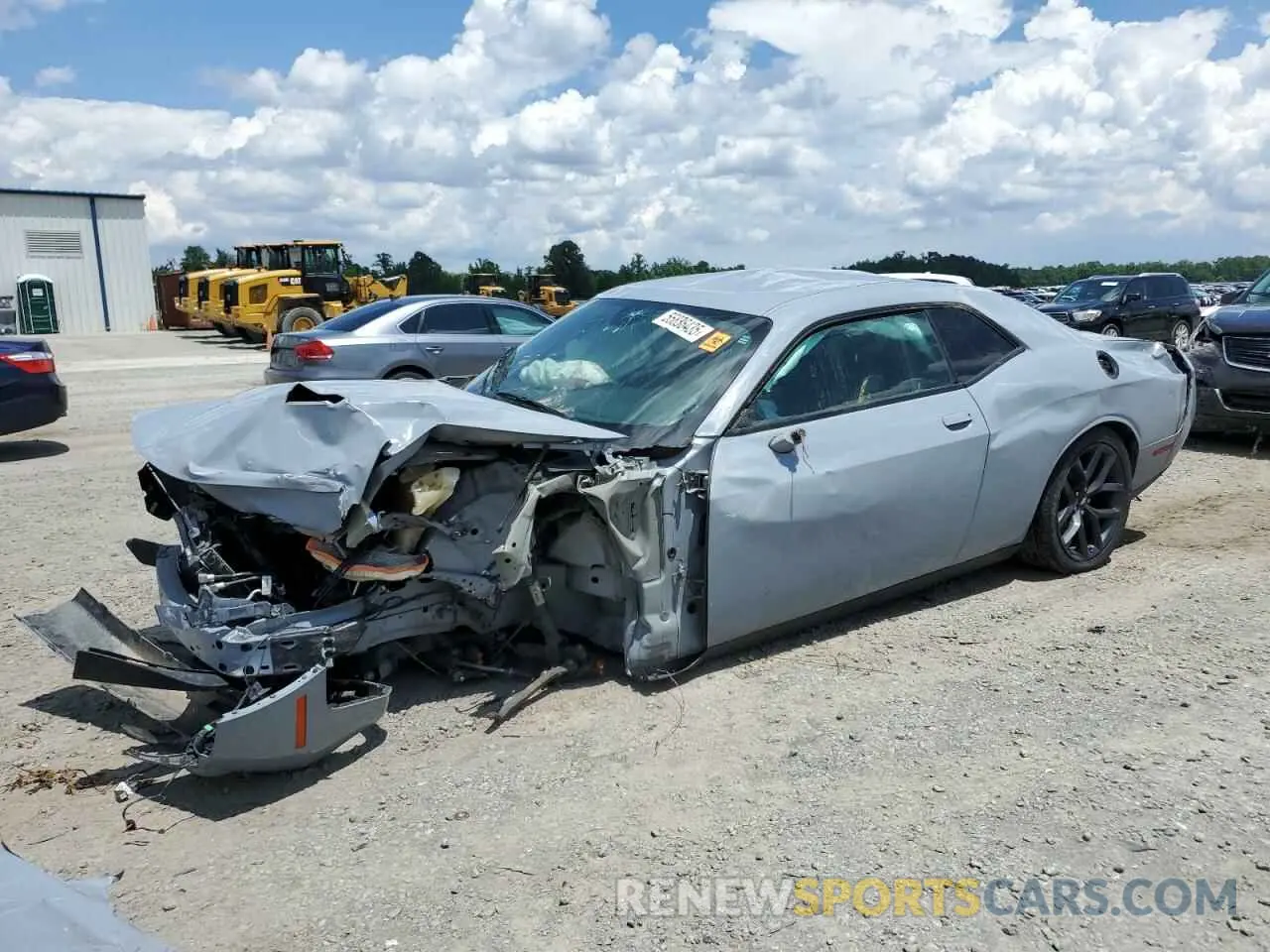 1 Photograph of a damaged car 2C3CDZAG1LH202254 DODGE CHALLENGER 2020